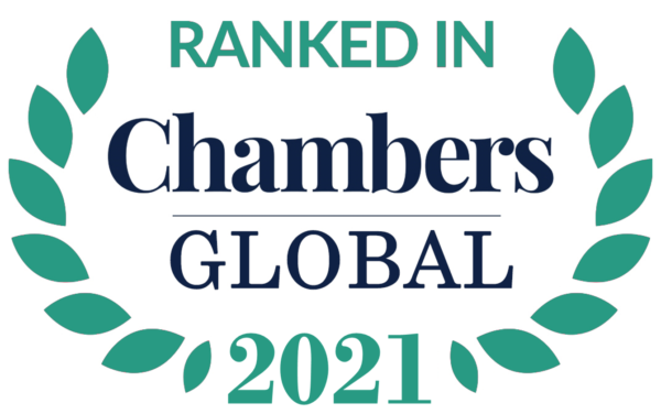 Ranked in Chambers Global 2021