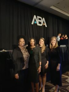 Donise E. Brown, ABA Spirit of Excellence Award winner, with KRCL Director Margaret Jordan